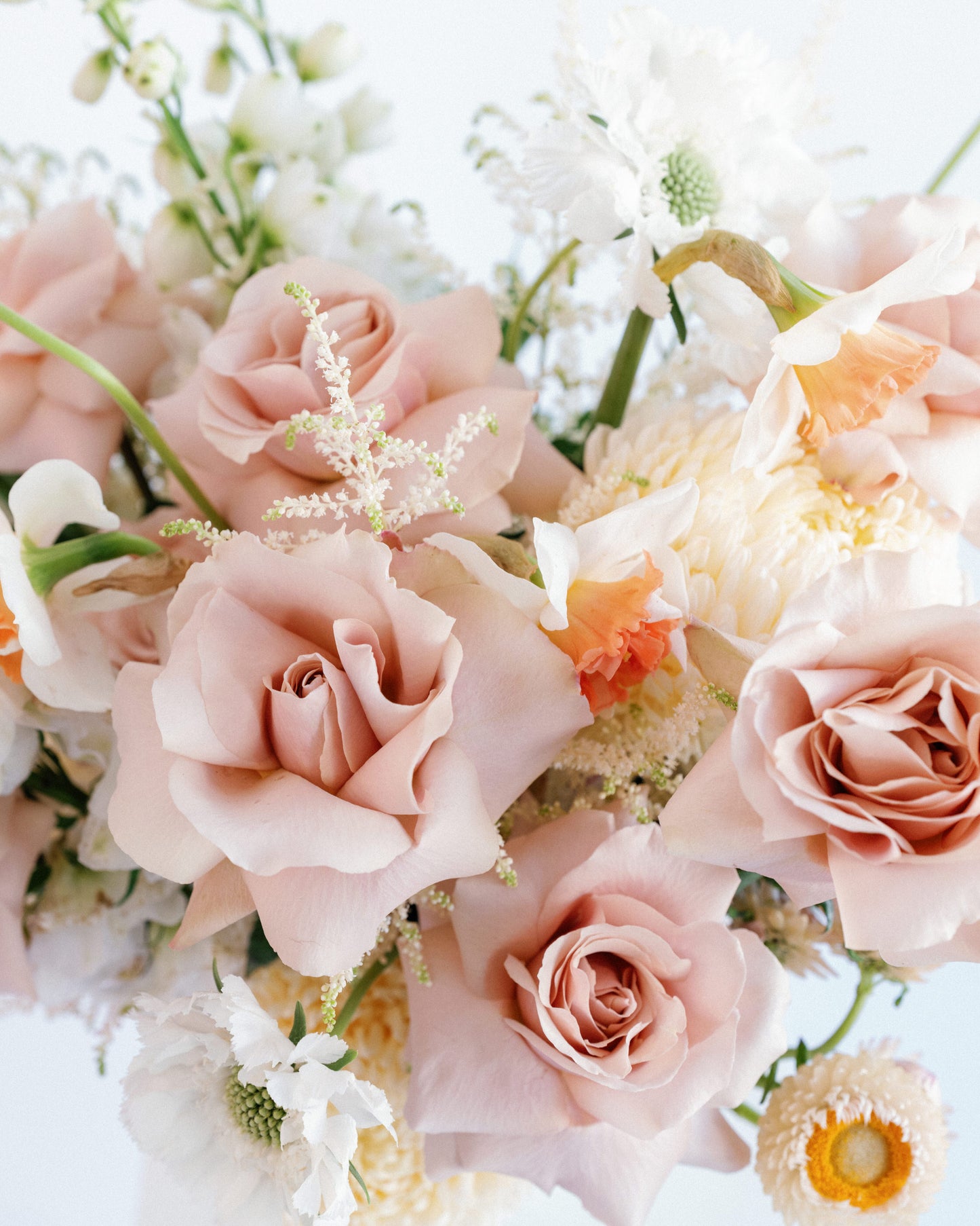 Pretty & Pastel Pink Hues Floral Arrangement – Classic & Full
