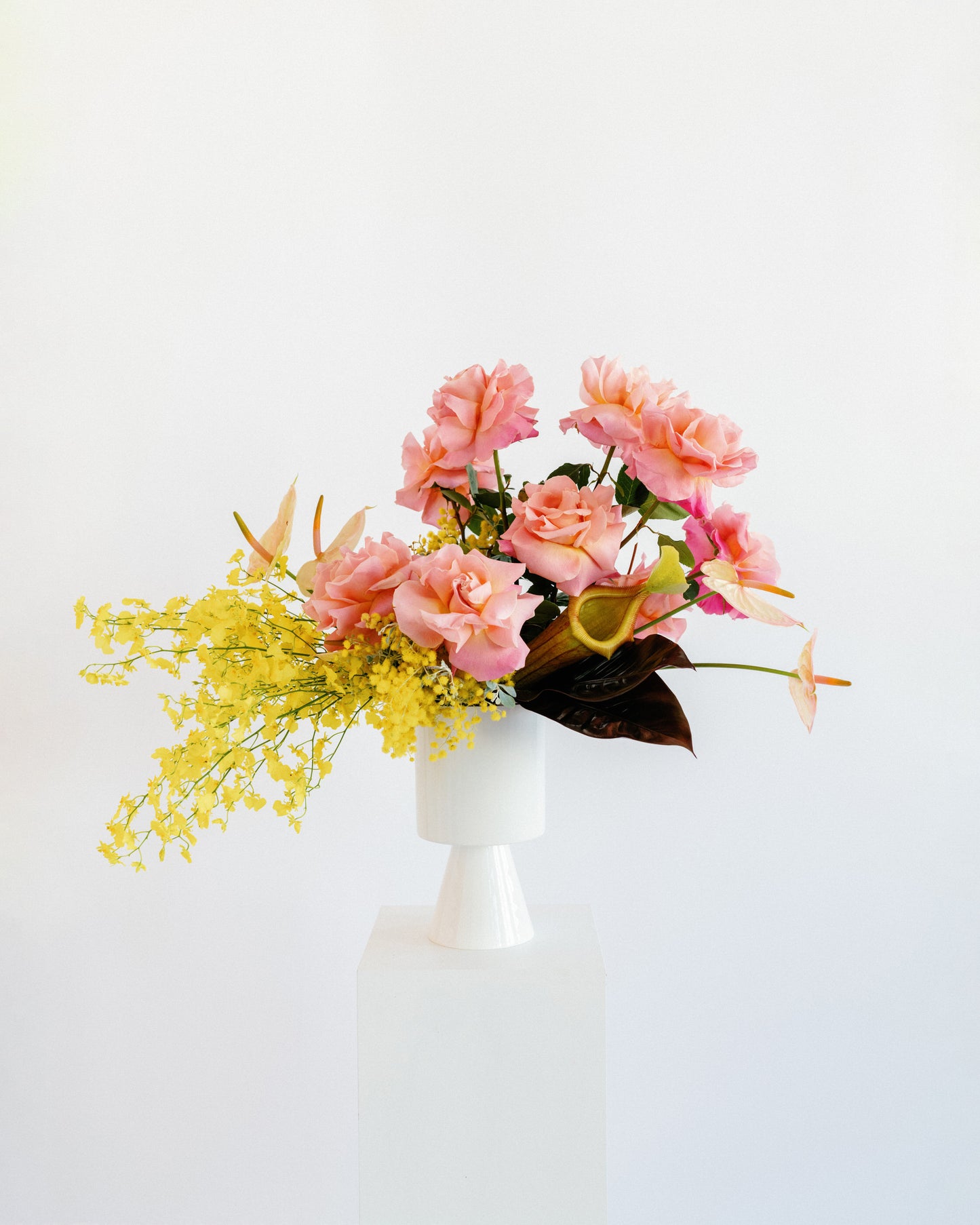 Colour Splash Floral Arrangement – Modern & Sculptural