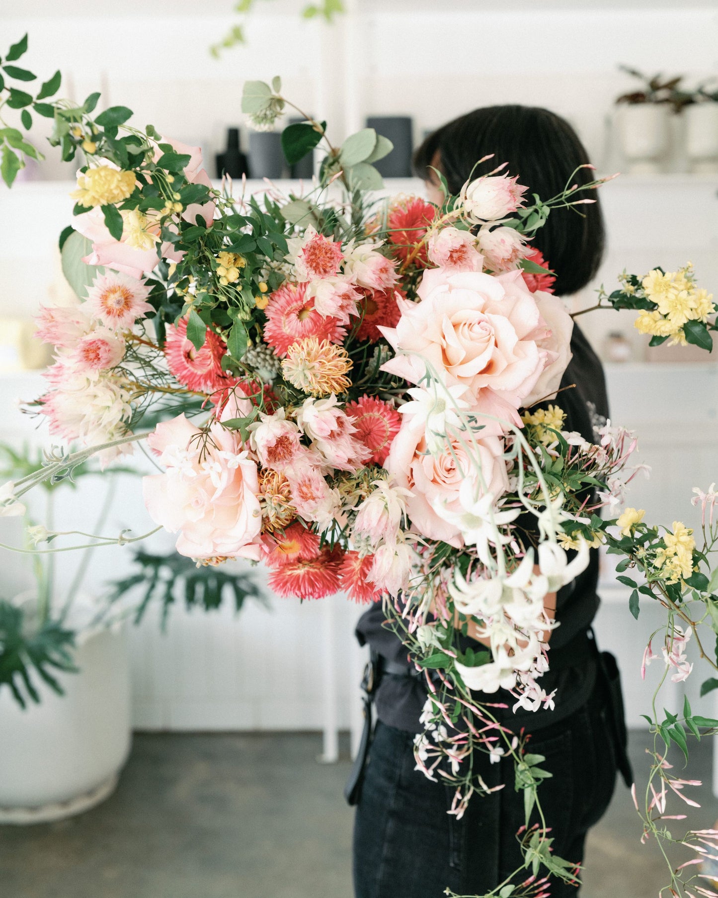 Just Picked Spring Blooms Floral Arrangement - Classic & Full