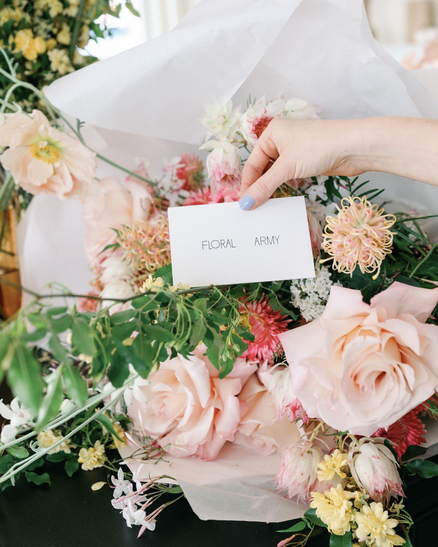 Just Picked Spring Blooms Floral Arrangement - Classic & Full