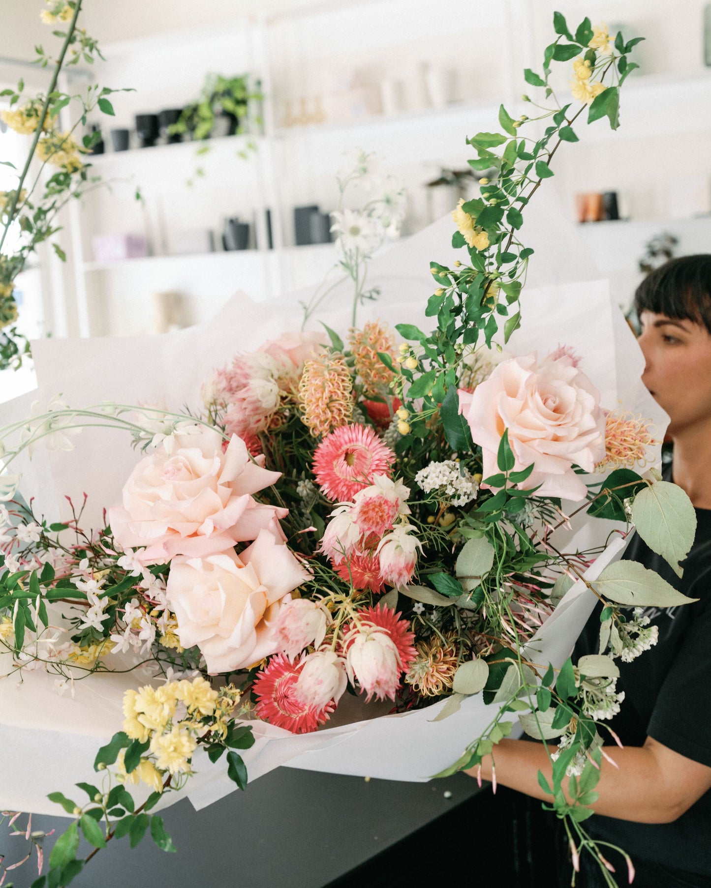 Just Picked Spring Blooms Floral Arrangement - Classic & Full