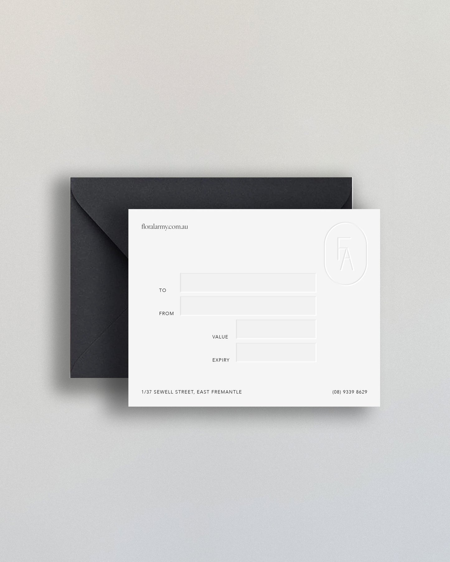 Floral Army Gift Card