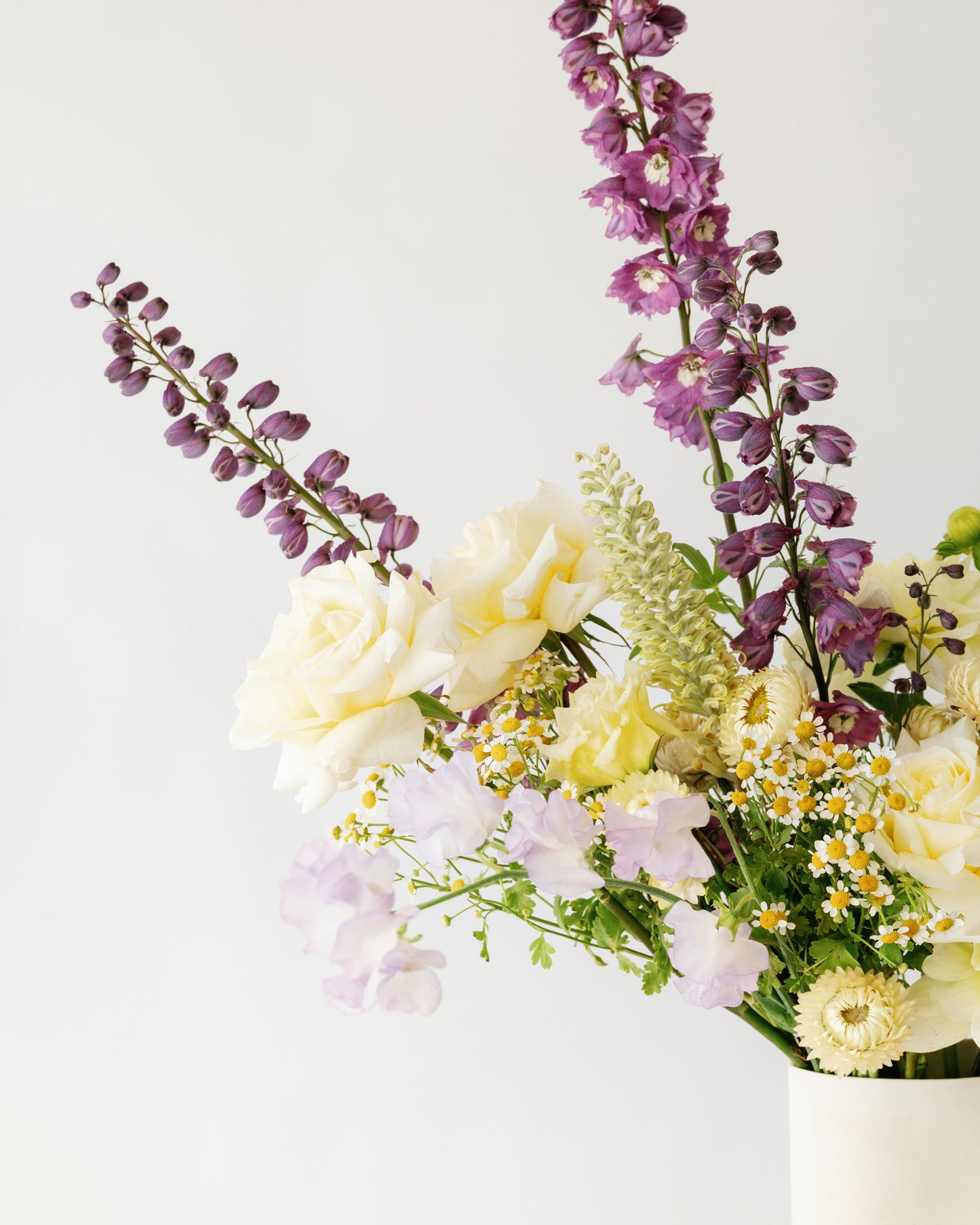 Pretty & Pastel Lilac Hues Floral Arrangement – Classic & Full