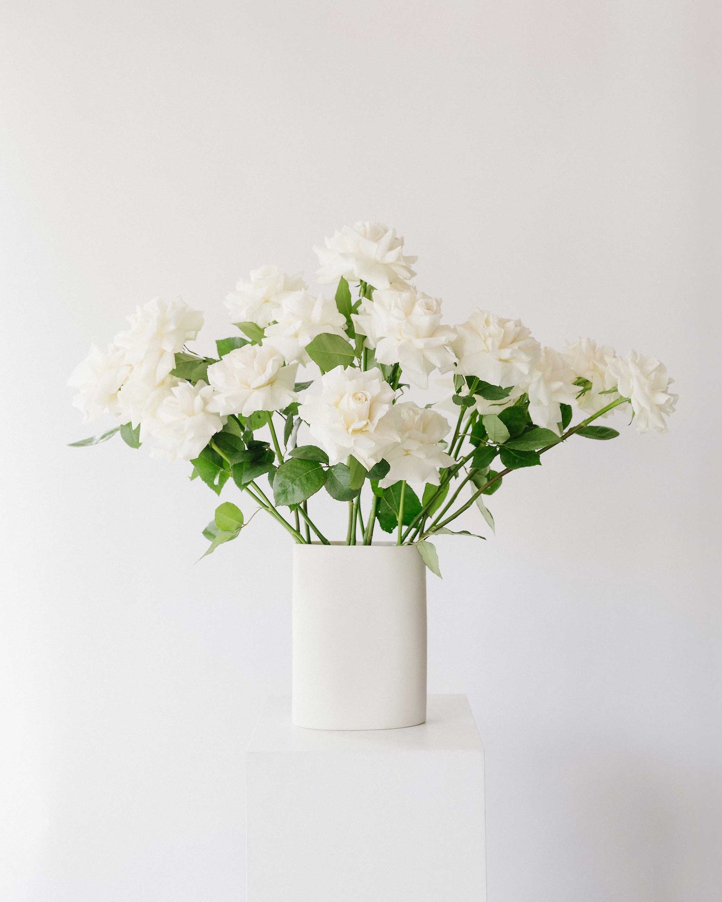 White Roses Flower Bunch