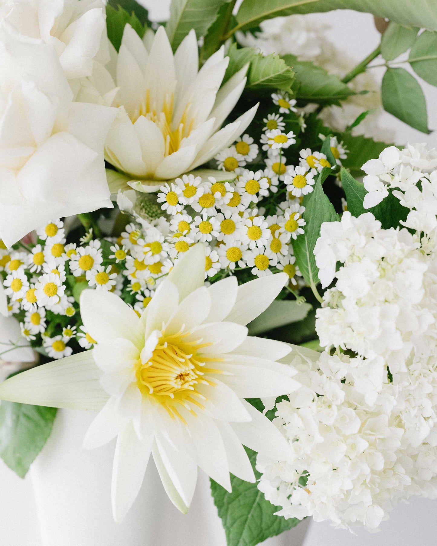 All White Grande Floral Arrangement