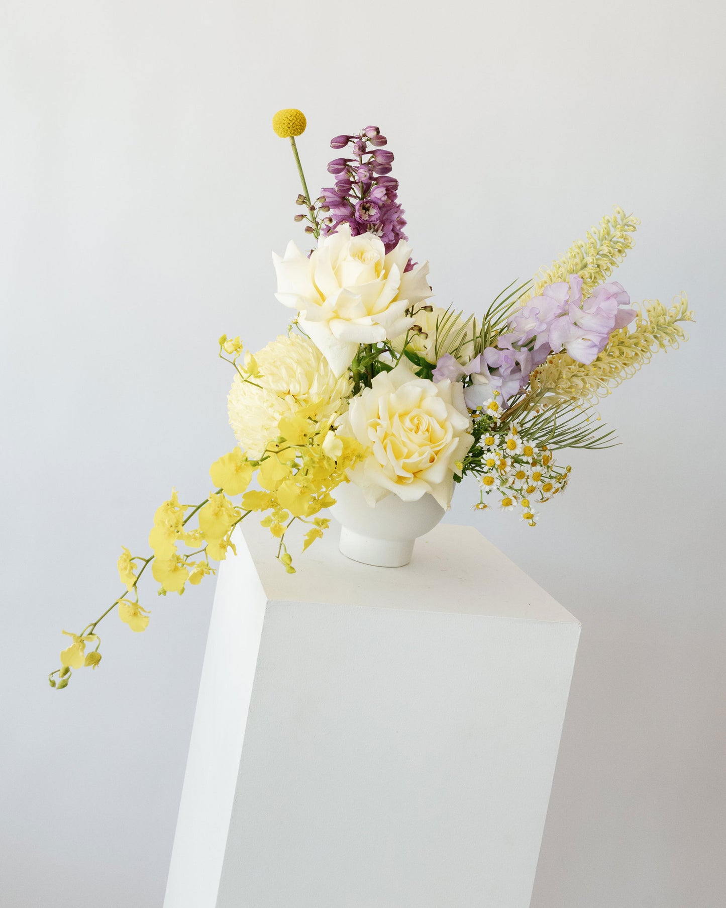 Pretty & Pastel Lilac Small Table Arrangement