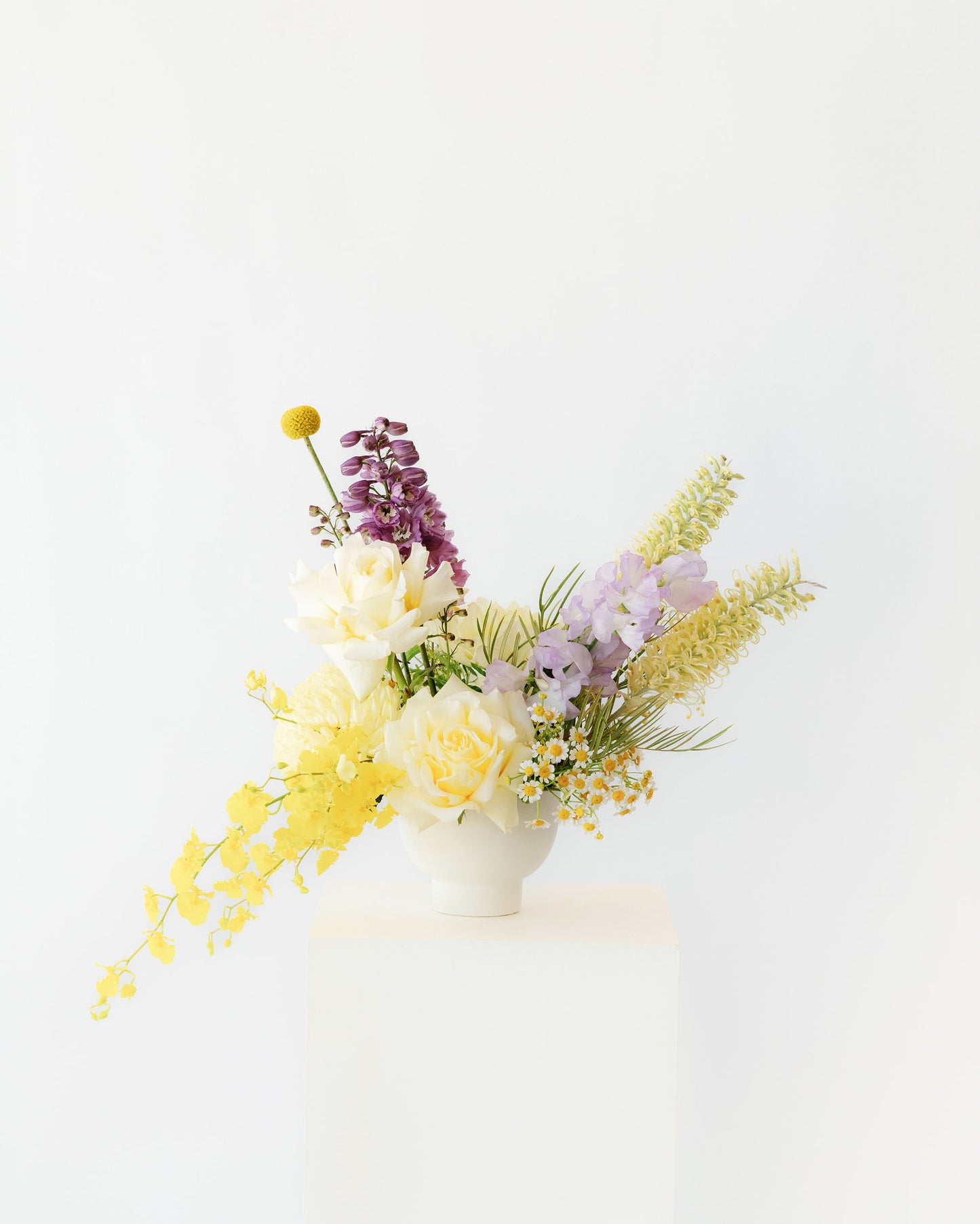 Pretty & Pastel Lilac Small Table Arrangement